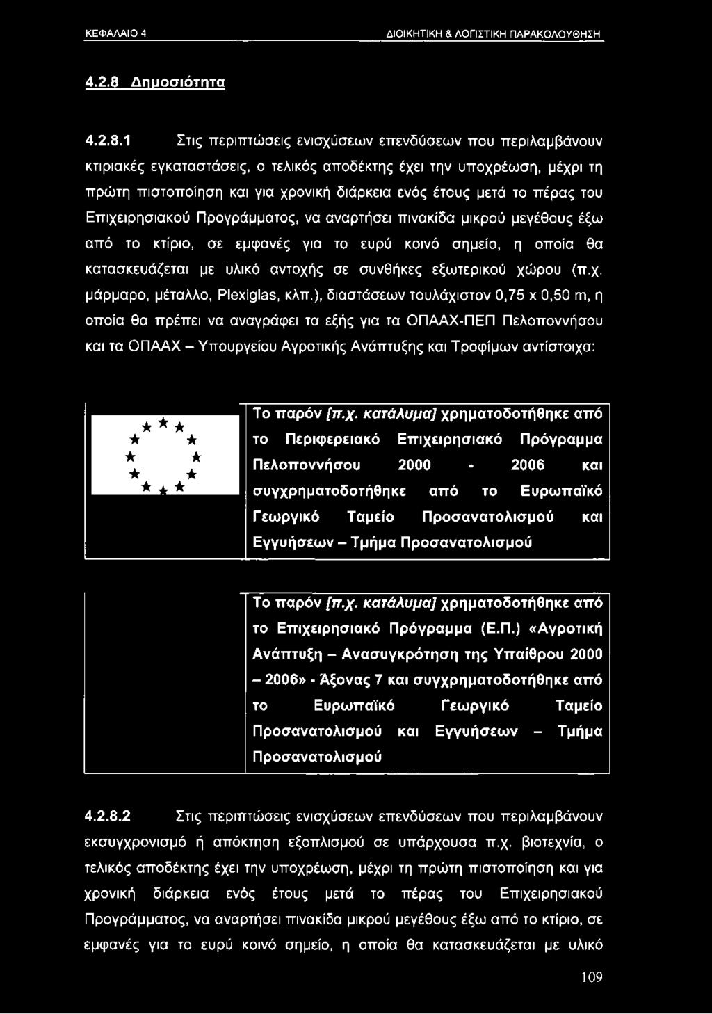 χώρου (π.χ. μάρμαρο, μέταλλο, Plexiglas, κλπ.
