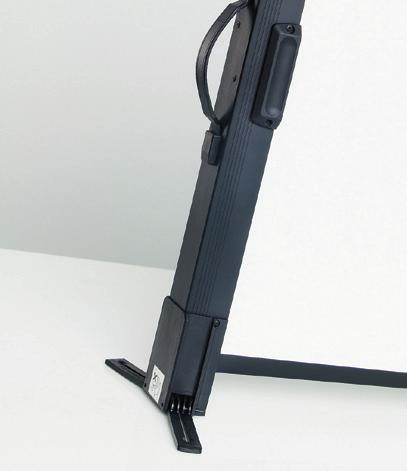Bildleinwand Tischmodell Mattweiße Tisch-Bildleinwand mit Scherenmechanismus zum stufenlosen und