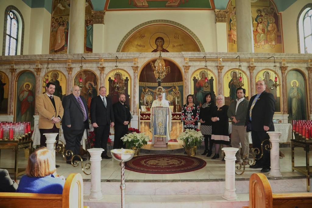 Congratulations to the newly elected Parish Council officers- Emmanuel Ermidis, President; Kostantinos Almiroudis, Vice-President; Jim Ganotis, Recording Secretary; Stelios Vitakis, Treasurer, Irene