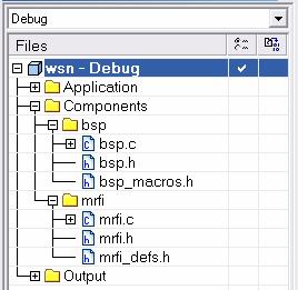 Στις ρυθµίσεις για το project C/C++ Compiler Preprocessor προσθέτουµε τους απαραίτητους κώδικες από το SimpliciTI Additional include directories Defined symbols \bsp Board Support