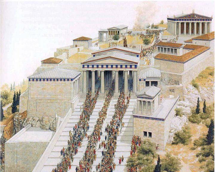 Παναθήναια Τα Παναθήναια ήταν η µεγαλύτερη γιορτή των Αθηνών προς τιµή της πολιούχου Παλλάδος Αθηνάς. Τα Παναθήναια χωρίζονταν σε Μικρά και σε Μεγάλα.