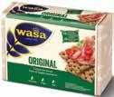 ΠΑΠΑΔΟΠΟΥΛΟΥ WASA ORIGINAL 275g 2,50 2,00 9,09 7,28 Το ποσοστό ισχύει και για τα WASA φυτικές ίνες 230g, ολικής άλεσης 260g & delicatessen 270g M C