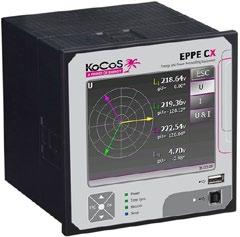 ANALIZOR COMPACT DE CALITATE A ENERGIEI ELECTRICE EPPE CX EPPE CX este un analizor de calitate energie electrică de clasă A (proiectat conform standardului IEC 61000-4-30 clasa A poate fi utilizat în