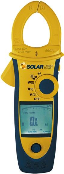 SEAWARD SOLAR POWER CLAMP Caract