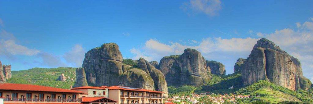 Όλες οι µονάδες του Grand Meteora είναι διακοσµηµένες µε γήινα