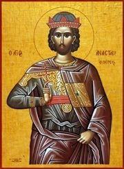 Saint Anastasius was a Persian by race, the son of a Magus, and a soldier in the Persian army in the days of Chosroes II, King of Persia, and Heraclius, Emperor of New Rome.