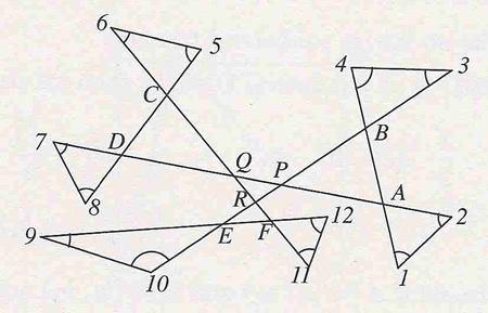 2. Δίνεται ισοσκελές τρίγωνο ABΓ (ΑΒ = ΑΓ) και γωνία Α = 20 ο. Πάνω στην πλευρά ΑΓ θεωρούμε σημείο Δ, τέτοιο ώστε ΔΒΓ = 60 ο και πάνω στην πλευρά ΑΒ θεωρούμε σημείο Ε τέτοιο ώστε ΕΓΒ = 50 ο.
