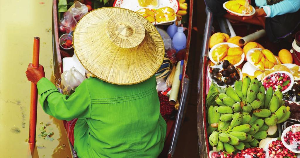 Floating Market ΠΛΩΤΗ ΑΓΟΡΑ Έναρξη: 06:30 Διάρκεια: 10 ώρες Παραλαβή από το ξενοδοχείο μας και μεταφορά σε μια από τις πιο χαρακτηριστικές αγορές της Ταϊλάνδης.