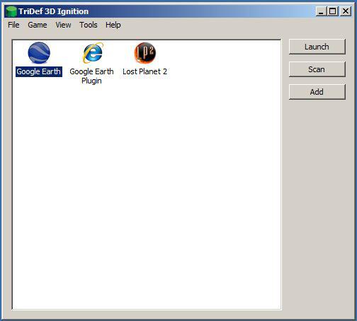 4. Προβολή 3D χρησιμοποιώντας το λογισμικό TriDef 3D 4. Εμφανίζεται εικονίδιο στην επιφάνεια εργασίας του λειτουργικού συστήματος των Windows. 5.