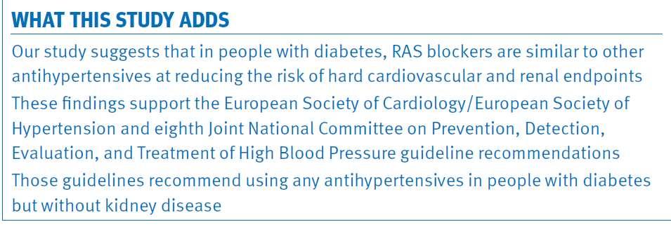 participants with diabetes for a total of