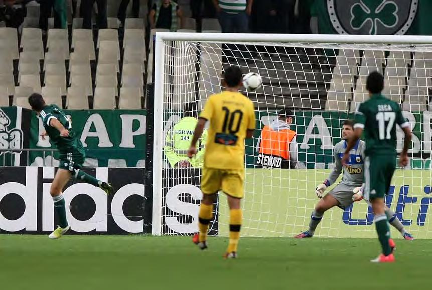 Αυτό συνέβαινε για πρώτη φορά στην ιστορία των αναμετρήσεων των δύο στα playoffs, όπως για πρώτη φορά η ΑΕΚ κατάφερε να πάρει νίκη στο 2-0 της 2ης αγωνιστικής με τα γκολ των Μάκου και Κλωναρίδη.