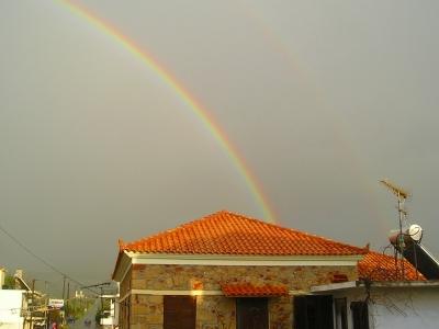 Φασματοσκοπία για μικρούς μαθητές (και όχι μόνο) Από τον ουρανό στη Γη Σε όλους μας έχει τύχει να θαυμάσουμε ύστερα από μια βροχή το ουράνιο τόξο με τα χρώματά του στον ουρανό, ενώ πολλοί από εμάς