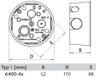 75 Diameter: 75mm Depth:35mm 9 gates & pressed cover 010/01