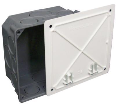 75mm X 45mm 8 θυρίδες & βιδωτό καπάκι με 4 βίδες Deep distribution box 7,5 X 7,5 Dimensions: 75mm X 75mm X 45mm 8 gates & cover with 4 screws 010/04 50 0,53 ΚΟΥΤΙ ΔΙΑΚΛΑΔΩΣΗΣ 10 X 10 ΡΗΧΟ