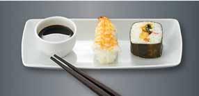 Tapas & Sushi 38.00715 πιάτο για ζεστά 15,9x15,9 cm συσκ.: 16 7,69 38.00713 μπολ, 14,8 cm συσκ.: 12 6,77 38.