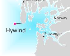 Γενικά Χαρακτηριστικά ΥΑ: Πλωτές Διατάξεις Έδρασης (4) Hywind Project (1 o παγκόσμιο πιλοτικό Project ΠΥΑ) Τοποθεσία: Ανοικτά της