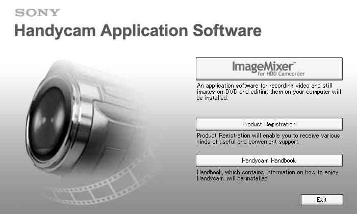 Εργασία με υπολογιστή Στο παρεχόμενο CD-ROM, περιλαμβάνονται τα ακόλουθα στοιχεία: "ImageMixer for HDD Camcorder" (Λογισμικό) Λογισμικό που σας βοηθά να προβάλετε/επεξεργαστείτε/ δημιουργήσετε DVD σε