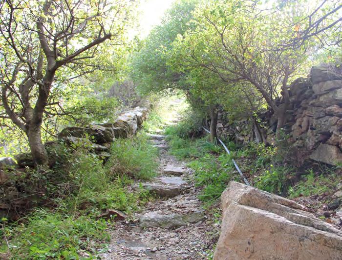 βασικοί άξονες επέμβασης Το μνημείο έχει ένα μεγάλο πλεονέκτημα, τη θέση του σε σχέση με το ευρύτερο τουριστικό, πολιτιστικό και οικιστικό περιβάλλον.
