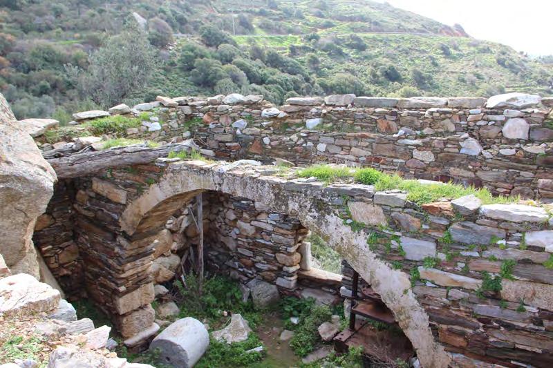 Εικ.64 Φέρων οργανισμός δώματος ελαιοτριβείου, υφιστάμενη κατάσταση Εικ.