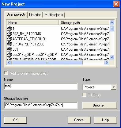 Το «Storage location (path)» δείχνει την διαδρομή αποθήκευσης των file που προκαθορίσαμε στο Simatic Manager (από τα Options Customize).