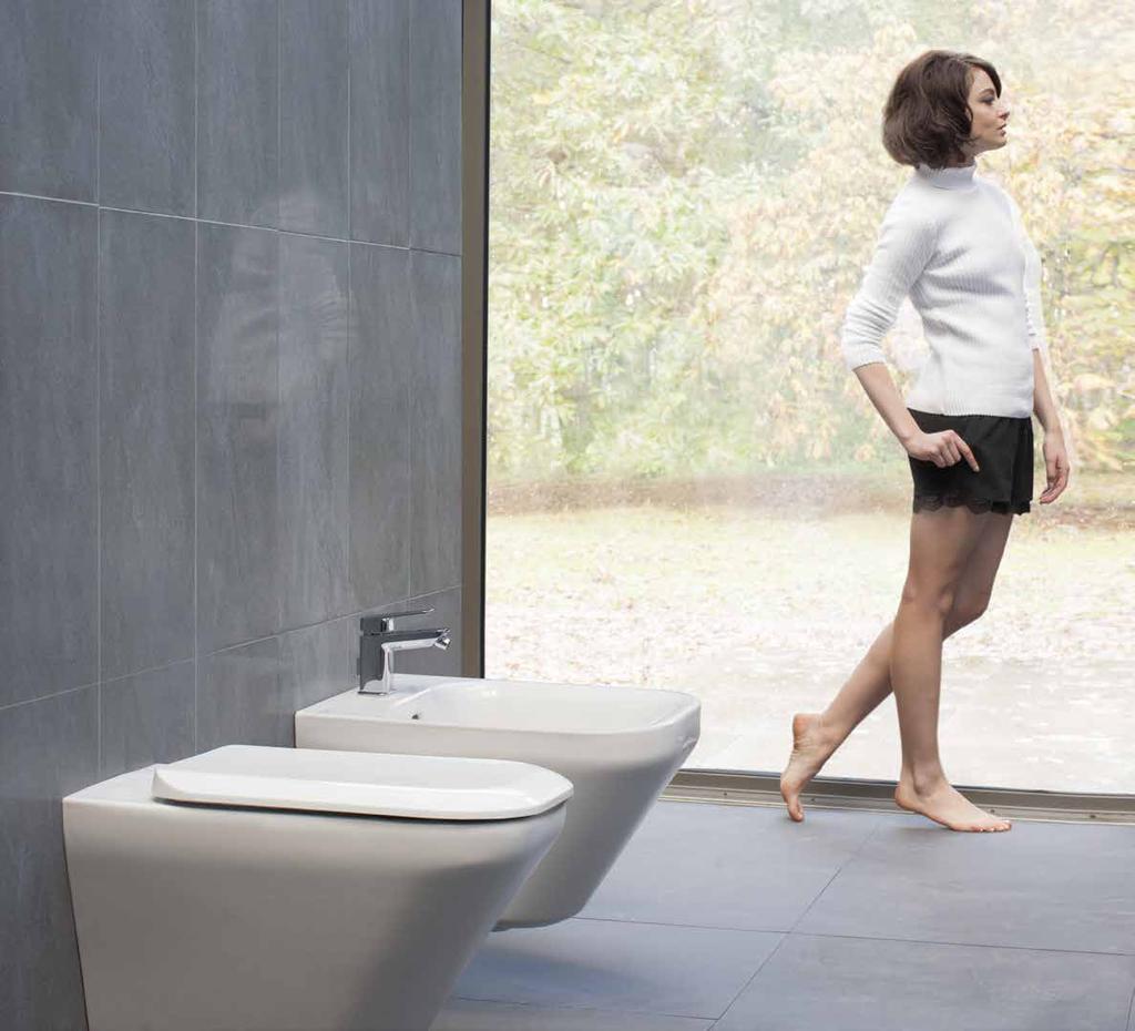 Οι μοναδικά σχεδιασμένες λεκάνες της σειράς διαθέτουν λεπτές και καθαρές γραμμές, καλαίσθητες και σύγχρονες για κάθε μπάνιο.