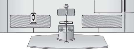 Koristite samo priložen vijak. kad se ne upotrebljava postolje stolnog tipa Moguće je da se Vaš TV razlikuje od onoga na slici.