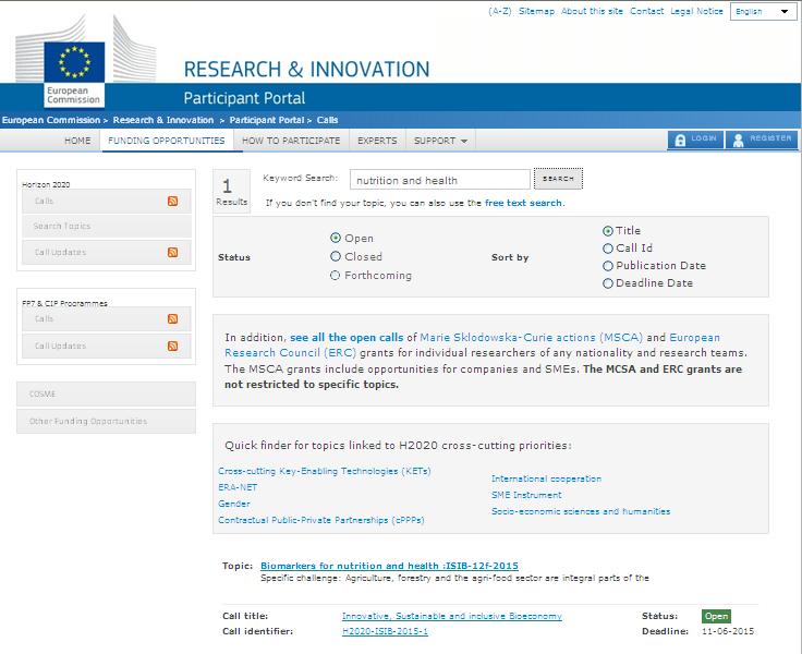 1! Επιστημονική Αριστεία: Προγράμματα «Bottom-up» (ERC, FET etc.