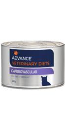 FORMULE PENTRU PISICI Advance Cardiovascular Hrană umedă: 200 gr Insuficienţă cardiacă congestivă. Retenţie de lichid: ascită şi edeme.