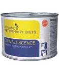 Advance Convalescence Hrană umedă: 200 gr Dietele cu acest conţinut nutriţional sunt recomandate pacientilor cu următoarele afecţiuni: Îngrijirea pacienţilor în stări critice. Anorexie.