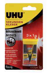 UHU Super Glues H γκάμα της UHU σε κόλλες στιγμής πληρεί τις υψηλότερες απαιτήσεις όλων των καταναλωτών είτε πρόκειται για οικιακή είτε