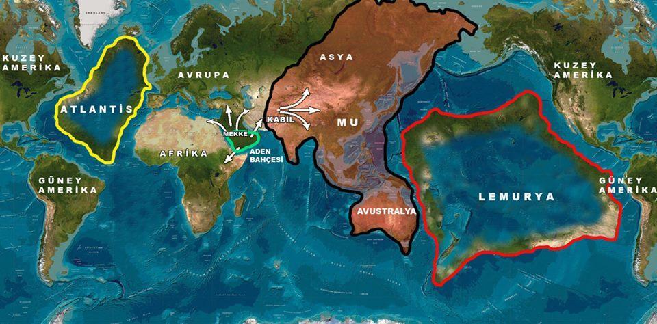 Η τοποθέτηση της Ατλαντίδας στον Ατλαντικό ωκεανό: Θα σχημάτιζε μία χερσαία γέφυρα ανάμεσα στον Παλαιό και το Νέο κόσμο.