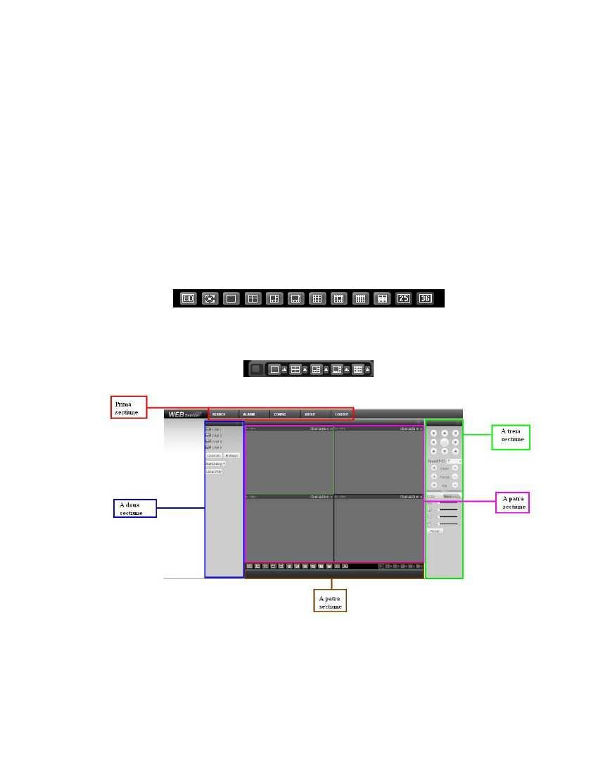 Spre exemplu daca IP-ul DVR-ului este 10.10.3.16, atunci introduceti in bara de adrese http://10.10.3.16. Vezi Fig. 7-1. Introduceti adresa IP aici Fig.