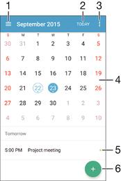 Ημερολόγιο και ξυπνητήρι Ημερολόγιο Χρησιμοποιήστε την εφαρμογή Ημερολόγιο για τη διαχείριση του χρονοδιαγράμματός σας.