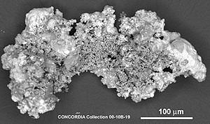 μ-μετεωρίτες (micro-meteorites) μικρομετρικές διαστάσεις θραύσματα συγκρούσεων στη ζώνη των αστεροειδών, ουρές κομητών