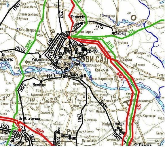 Обреновац Зрењанин 2. На овај начин добио би се део вода 220 kv бр. 275 Нови Сад 3 Зрењанин 2 од ТС Нови Сад 3 до ТС Жабаљ који је слободан а који уједно пролази поред ТС Жабаљ.