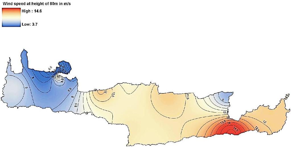 5.2.7.1 Αιολικά πάρκα Τα αιολικά πάρκα αποτελούν την συντριπτική πλειοψηφία του συνόλου των ΑΠΕ στην Κρήτη.