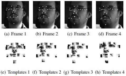 ΚΕΦΑΛΑΙΟ 3: ΜΟΝΤΕΛΑ ACTIVE APPEARANCE feature, που κανονικοποιείται για την περίπτωσ η που υπάρχει κλιμάκωσ η, και τα feature templates που υπολογίζονται αποθηκεύονται μαζί με το διάνυσ μα παραμέτρων