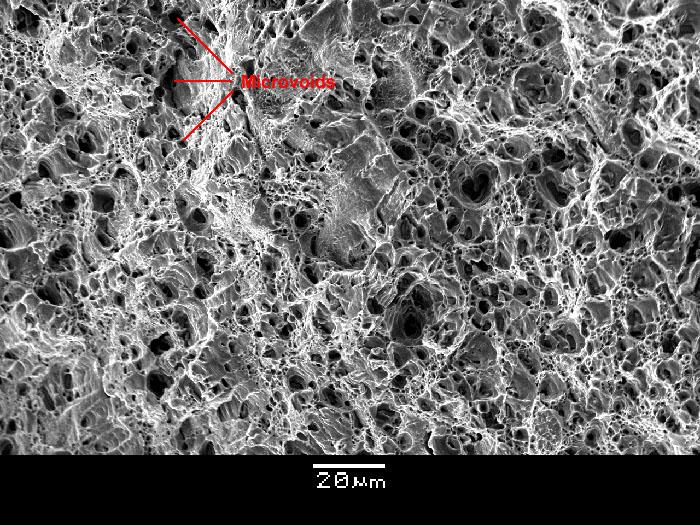 Εικόνα 9 : Διάδοση της ρωγμής Οι ραβδώσεις(striations) είναι η πιο κοινή μικρογραφική ένδειξη επιφανειών θραύσης σε περιπτώσεις κόπωσης.