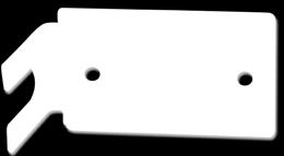 07-1A ÊÏÊÊÉÍÏ ËÅÕÊÏ Warning reflex - reflectors 65X105mm Placed on aluminum plate, 2mm (thikness) two holes for screw P-010.06-1B P-010.