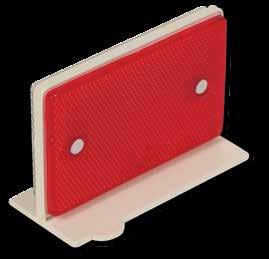 Warning reflex - reflector 65X105mm On plastic base with an angle 5 P-020.06-1 P-020.