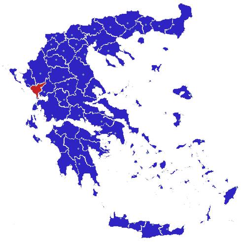 892 κάτοικοι σύμφωνα με την απογραφή του 2011. Έδρα του νέου δήμου ορίστηκε η Φιλιππιάδα. σχ.1: Δήμος Ζηρού σχ.1: Νομός Πρεβέζης 2.