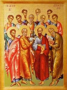 In Honour of the Holy Apostles by matushka constantina In honour of the Apostles, whose Synaxi we will celebrate on June 30, the day after our celebration of the great beacons of the Gospel, Sts.