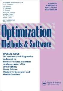 Optimization Methods and Software, published by Taylor & Franis, (2005 Impat Fator: 0.477) http://www.tandf.o.uk/journals/titles/10556788.