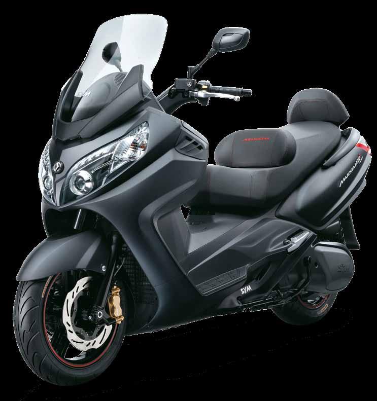 Premium MAXSYM 400i ABS SPECIAL 600i ABS EDITION MΑΧ απόλαυση, ΜΑΧ ασφάλεια Εξοπλισμός Ρυθμιζόμενος ανεμοθώρακας 2 θέσεων Ρυθμιζόμενη πλάτη οδηγού Αυτόματο άνοιγμα σέλας Πλάτη συνοδηγού Γρίλιες στην