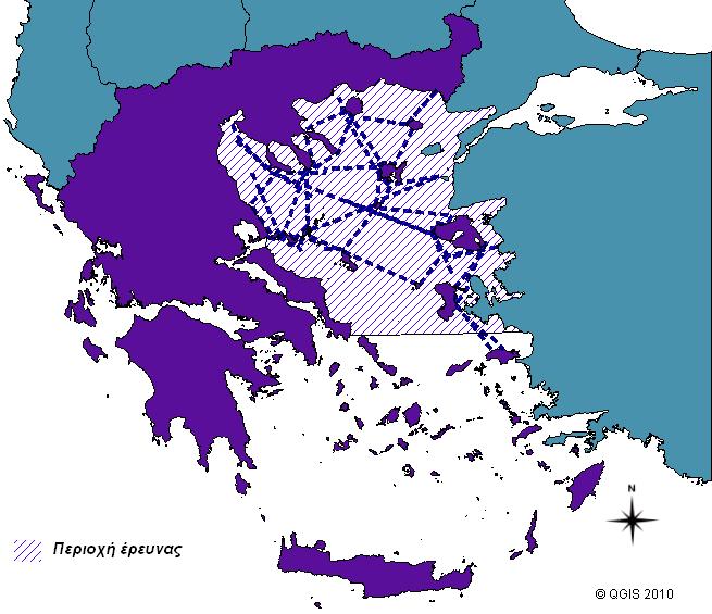 Β. Εκτίμηση πυκνότητας πληθυσμού στο Β. Αιγαίο ii. Ιούλιος Αύγουστος (επιφάνεια δειγματοληψίας 717,12 χλμ 2 ) και iii.