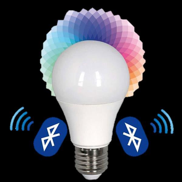 Bluetooth LED Bulb Τεχνικά Χαρακτηριστικά Έξυπνος λαμπτήρας E27 ελεγχόμενων χρωμάτων Κατανάλωση: 6W