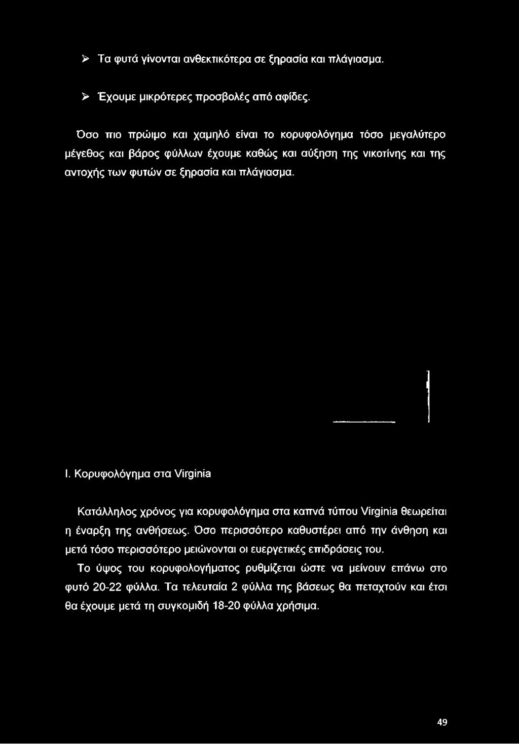 νικοτίνης και της αντοχής των φυτών σε ξηρασία και πλάγιασμα. I.