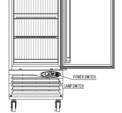 FLUORESCENT LAMP DOOR