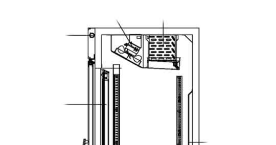 1. FEATURE CHART SIDE VIEW (TGF-49F) EVAPORATOR FAN MOTOR EVAPORATOR COIL FLUORESCENT