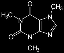 Εικόνα 14: Δομή καφεΐνης Τα τελευταία χρόνια, μια σειρά από επιδημιολογικές και κλινικές μελέτες έχουν αναφέρει ότι η κατανάλωση καφέ, ανεξάρτητα από την πρόσληψη καφεΐνης, συνδέεται με οφέλη για την